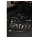 Faber-Castell, 116414, Black Edition, Supersoft, sada ergonometrických pastelek s černým lakován