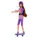 mamido  Sada panenek Lucy se skateboardem fialová