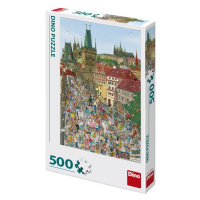 DINO - Mostecká Věž 500 Puzzle , Mix Produktů