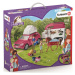 Schleich 42535 Dobrodružné auto s přívěsem a koněm