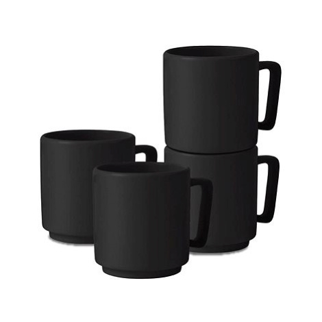 BERLINGERHAUS Sada hrnků 4 ks 300 ml Matte Black Collection Berlinger Haus