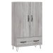 vidaXL Skříň highboard šedá sonoma 69,5 x 31 x 115 cm kompozitní dřevo