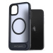 AlzaGuard Matte Case with Stand Compatible with MagSafe for iPhone 11 tmavě modrý