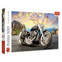 Trefl Puzzle 500 - Černá motorka