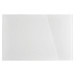 magnetoplan Designová magnetická skleněná tabule, š x v 600 x 400 mm, barva brilantní bílá