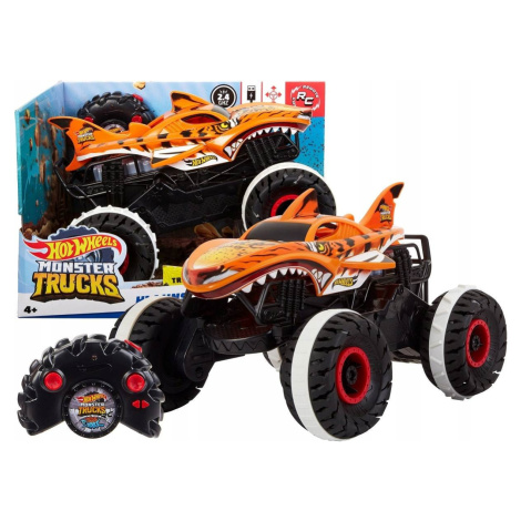 Mattel hot wheels r/c monster truck 1:15 tygří žralok, hgv87