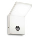 LED Venkovní nástěnné svítidlo Ideal Lux STYLE AP SENSOR BIANCO 3000K 269146 9,5W 750lm 3000K IP