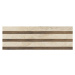 Dekor Fineza Adore beige stripes 25x75 cm mat DADORE275ST