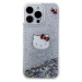 Hello Kitty silikonový obal na iPhone 15 PRO MAX 6.7" Liquid Glitter Electroplating Head Logo