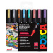 Akrylové popisovače POSCA, PC-5M, 1,8–2,5 mm - 8 metalických barev