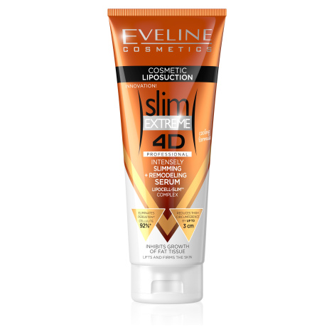 Eveline SLIM EXTREME 4D Liposuction intenzivně zeštíhlující sérum s chladivým účinkem 250 ml