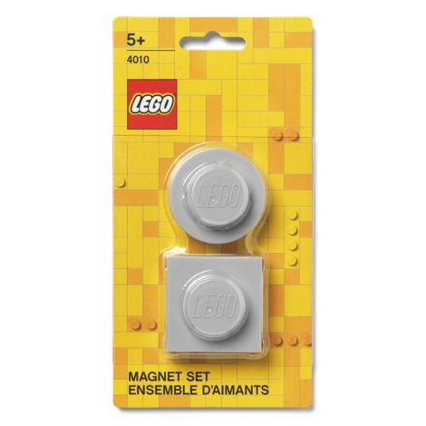 Lego® iconic magnetky, set 2 ks šedé