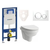 Cenově zvýhodněný závěsný WC set Geberit do lehkých stěn / předstěnová montáž+ WC Laufen Laufen 