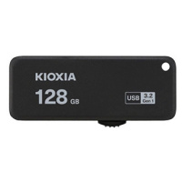 Kioxia USB flash disk, USB 3.0, 128GB, Yamabiko U365, Yamabiko U365, černý, LU365K128GG4