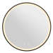 BIG WHITE (SLV) TRUKKO 60 zrcadlo ? 60 cm, chrom, černý okraj 1007201