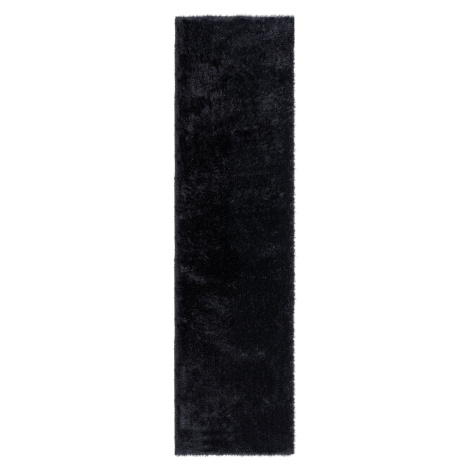Flair Rugs koberce Běhoun Indulgence Velvet Black - 60x230 cm