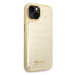 Guess GUHCP14MHGCRHD hard silikonové pouzdro iPhone 14 PLUS 6.7" gold Croco Collection