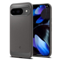 Silikonový kryt na Google Pixel 9 / 9 PRO Spigen Rugged Armor Mramorově šedý