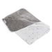 Bílo-šedá bavlněná dětská deka 80x80 cm Strenenzauber – Roba