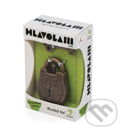 Kovový hlavolam - Zámok - hra z kategorie Domino, hlavolamy EPEE Czech