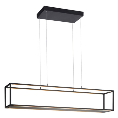 Designová závěsná lampa černá včetně LED s dotykovým stmívačem - Jitske Paul Neuhaus