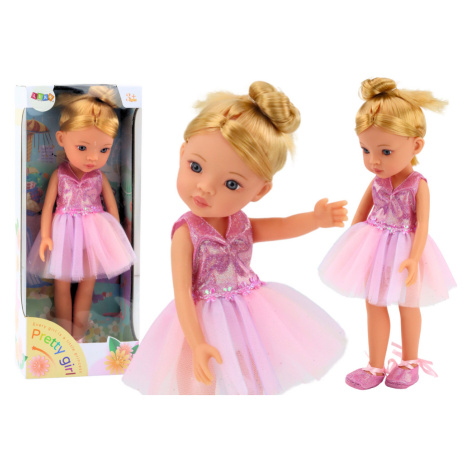 mamido Panenka baletka v růžových šatech 33 cm
