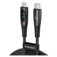 Toocki Nabíjecí kabel USB C-L, 1m, PD 27W (černý)