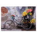 Puzzle Bicycle with Flowers Educa 500 dílů a Fix lepidlo od 11 let