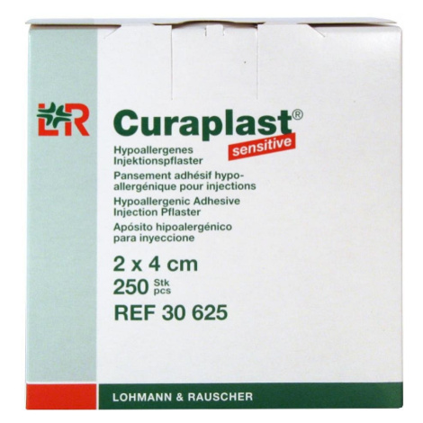 Náplast Curaplast Poinjekční Sensitiv 2x4cm 250ks