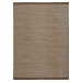 Hnědý vlněný koberec Universal Kiran Liso, 60 x 110 cm