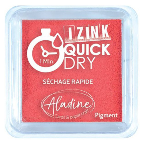 Razítkovací polštářek Izink Quick Dry, rychle schnoucí - červená ALADINE
