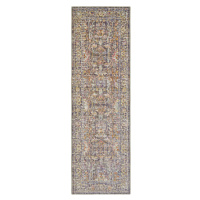 Nouristan - Hanse Home koberce Běhoun Cairo 105589 Luxor Grey Multicolored – na ven i na doma - 