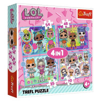 MR Dětské puzzle 4 v 1 - LOL