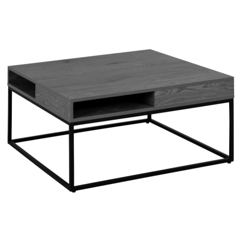 MID.YOU KONFERENČNÍ STOLEK, černá, barvy jasanu, kov, kompozitní dřevo, 80/80/40 cm