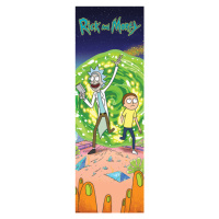 Plakát, Obraz - Rick and Morty - Portal, (53 x 158 cm)