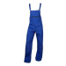 Laclové montérkové kalhoty KLASIK, středně modré 48 632200