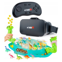 Brýle Vr 3D 360 Stupňů+gamepad V Sadě S Dino Arkádovou Hrou