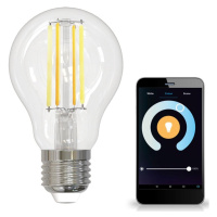 LED žárovka LED E27 A60 7W 806lm 2700K-6500K 320° Filament GOLDLUX (Polux) Smart WiFi TUYA