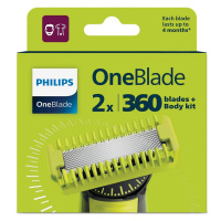 Philips OneBlade QP624/50 360 břity tvář/tělo 2ks