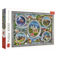 Trefl Panoramatické puzzle Světové zámky