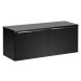 ArtCom Koupelnová skříňka s deskou SANTA FE Black D120/1 | 120 cm