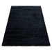 Ayyildiz koberce Kusový koberec Brilliant Shaggy 4200 Black Rozměry koberců: 80x150