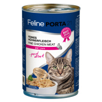 Feline Porta 21 pro kočky 6 x 400 g - Čisté kuřecí maso