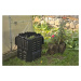 Zahradní plastový kompostér, černý, 360 l