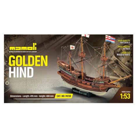 MAMOLI Golden Hind 1577 1:53 kit