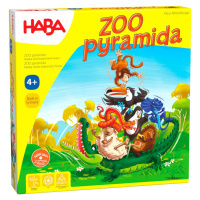 Haba ZOO pyramida CZ/SK - Společenská hra pro děti na rozvoj motoriky