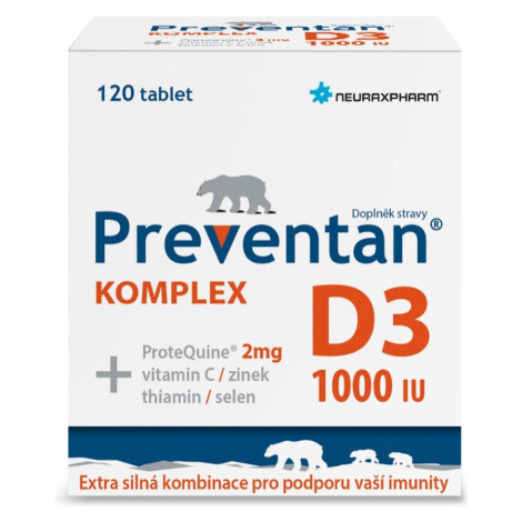 Preventan Komplex D3 1000IU 120 tablet