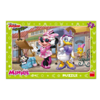 Puzzle Minnie na Montmartru 15 dílků deskové DINO