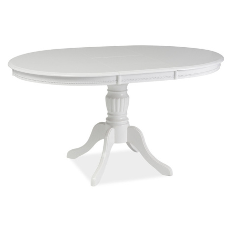 Rozkládací jídelní stůl OLIVIA Bílá,Rozkládací jídelní stůl OLIVIA Bílá Signal