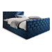 MSL Kontinentální čalouněná postel MARDI (140 x 200 cm) Barva látky: MAGIC VELVET 2316